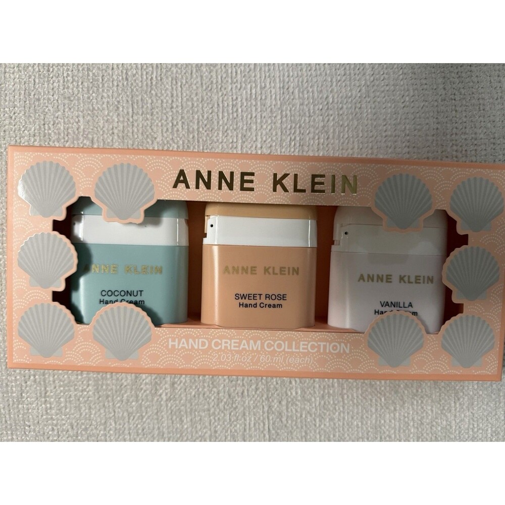 Anne klein Hand Cream set 60.ml (each) Coconut. Sweet Rose & Vanilla